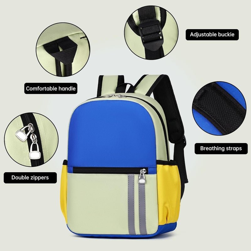 SDFGHG Kids Backpack for Boys Kindergarten School Backpack 14 inch Bookbag for Boys 4-8 - Image 4